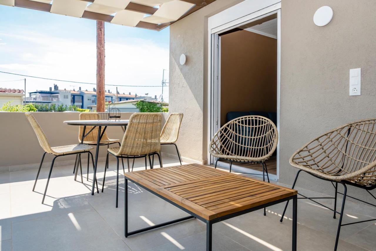 Azzurro Seafront Houses Nea Kallikrateia 外观 照片